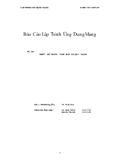 Báo cáo Thiết kế trang web bán CD qua mạng