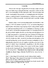 Luận văn Hoàn thiện kế toán chi phí sản xuất và tính giá thành sản phẩm xây lắp tại Công ty Kiến trúc Tây Hồ