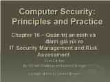 Mã hóa và an ninh mạng ( Chapter 16a)
