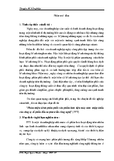 Luận văn Hoàn thiện kênh phân phối sản phẩm linh kiện máy tính nhập khẩu của công ty cổ phần đầu tư phát triển công nghệ