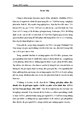 Luận văn Những giải pháp nhằm đẩy nhanh tiến độ giải ngân nguồn vốn hỗ trợ phát triển chính thức (ODA) tại Việt Nam giai đoạn 2001-2005