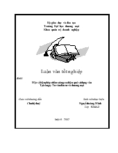 Luận văn Một số biện pháp nhằm nâng cao hiệu quả sử dụng vốn  Tại công ty Tư vấn đầu tư và thương mại