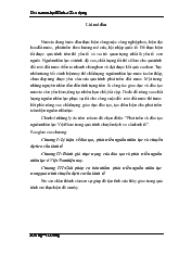 Đồ án Phát triển và đào tạo nguồn nhân lực Việt Nam trong quá trình chuyển dịch cơ cấu kinh tế
