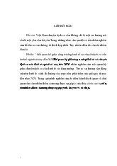 Đồ án Mối quan hệ giữa tăng trưởng kinh tế và chuyển dịch cơ cấu kinh tế ngành từ nay đến 2020