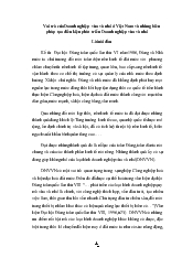 Đồ án Vai trò của Doanh nghiệp vừa và nhỏ ở Việt Nam và những biên pháp tạo điều kiện phát triển Doanh nghiệp vừa và nhỏ