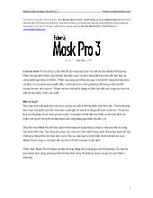 Hướng dẫn sử dụng Mask Pro 3.0