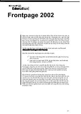 Microsoft Frontpage 2002 toàn tập