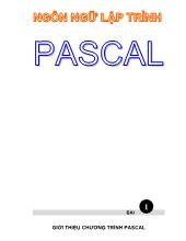 Ngôn ngữ lập trình Pascal