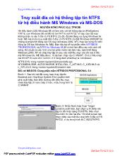 Truy xuất hệ thống tập tin NTFS từ MS Window và DOS