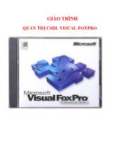 Giáo trình quản trị CSLD Visual Foxpro