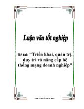 Luận văn tốt nghiệp: 