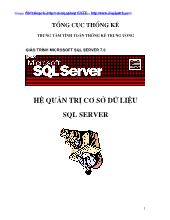 Quản trị CSDL SQL Server