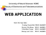 Báo cáo: Web Application