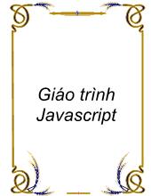 Giáo trình Javascript