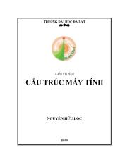 Giáo trình cấu trúc máy tính - Nguyễn Hữu Lộc