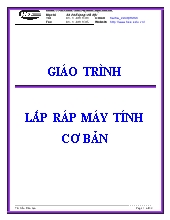 Giáo trình lắp ráp máy tính cơ bản