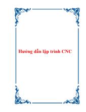 Hướng dẫn lập trình CNC
