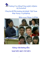 Chuyên đề Thị trường tài chính Việt Nam thực trạng và giải pháp 2012