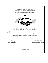 Luận văn Một số biện pháp nhằm nâng cao hiệu quả sử dụng vốn của Công ty Tư vấn đầu tư và Thương mại