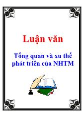 Luận văn Tổng quan và xu thế phát triển của NHTM