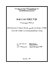 Đề tài Báo cáo Công tác tổ chưć quản lý cuả công ty TNHH Sản xuất và Dic̣h vụ Thương mại Hùng Vương