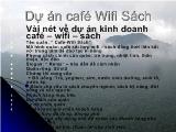 Đề tài Cafe wifi sách