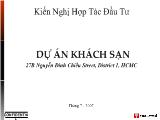 Đề tài Dự án khách sạn