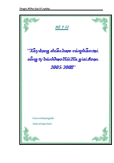 Đề tài Xây dựng chiến lược sản phẩm tại công ty bánh kẹo Hải Hà giai đoạn 2005- 2008