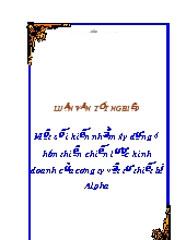 Đề tài Tốt nghiệp Một số ý kiến nhằm xây dựng và hoàn thiện chiến lược kinh doanh của công ty vật tư thiết bị Alpha