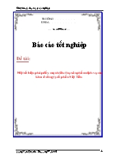 Luận văn Một số biện pháp đẩy mạnh tiêu thụ sản phẩm dịch vụ mạ kẽm ở công ty cổ phần Việt Tiến