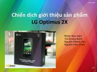 Đề tài Chiến dịch giới thiệu sản phẩm LG Optimus 2X
