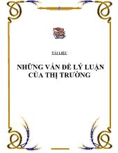 Đề tài Những vấn đề lý luận của thị trường