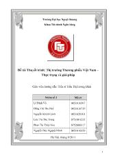 Đề tài Thị trường thương phiếu Việt Nam – Thực trạng và Giải pháp