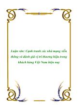 Đề tài Ứng dụng thang đo SERVPERF đánh giá chất lượng dịch vụ viễn thông di động tại khu vực thành phố Đà Nẵng