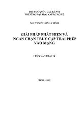 Đề tài Giải pháp phát hiện và ngăn chặn truy cập trái phép vào mạng