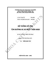 Đề tài Hệ thống hỗ trợ tìm đường đi xe buýt trên WEB