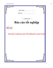 Đề tài Tìm hiểu và đánh giá một số hệ thống hỗ trợ lưu trữ lớn
