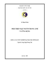 Đề tài Phát hiện mặt người trong ảnh và ứng dụng