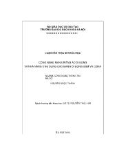 Đề tài Công nghệ mạng riêng ảo di động và khả năng ứng dụng cho mạng di động GSM và CDMA