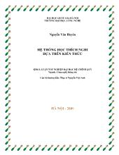 Đề tài Hệ thống học thích nghi dựa trên kiến thức