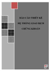 Đề tài Hệ thống giao dịch chứng khoán