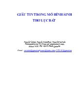 Đề tài Giấu tin trong mô hình sinh thơ lục bát