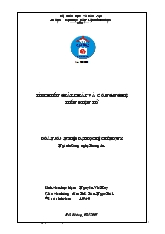 Đồ án Tìm hiểu giải pháp và công nghệ tiền điện tử