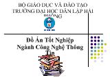 Đồ án Xây dựng hệ chuyên gia hỏi đáp