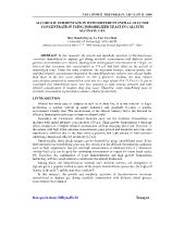 Đề tài Alcoholic fermentation with different initial glucose concentration using immobilized yeast in calcium alginate gel