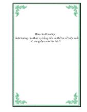 Đề tài Ảnh hưởng của thời vụ trồng đến ưu thế lai về hiệu suất sử dụng đạm của lúa lai F1