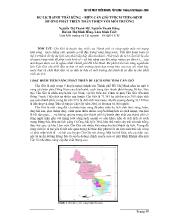 Đề tài Du lịch sinh thái rừng - Biển Cần Giờ TP HCM theo định hướng phát triển thân thiện với môi trường