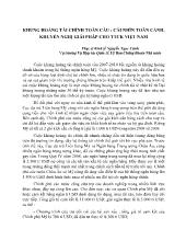 Đề tài Khủng hoảng tài chính toàn cầu - Cái nhìn toàn cảnh, khuyến nghị giải pháp cho ttck Việt Nam