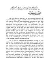 Đề tài Phân cấp quản lý ngân sách nhà nước ở Việt Nam kết quả và những vấn đề đặt ra