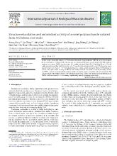 Đề tài Structure elucidation and antioxidant activity of a novel polysaccharide isolated from Tricholoma matsutake